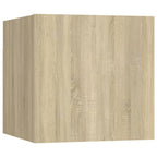 vidaXL Wall Mounted TV Cabinet Sonoma Oak 12"x11.8"x11.8"