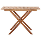 Patio Table 43.3"x26.4"x29.1" Solid Acacia Wood