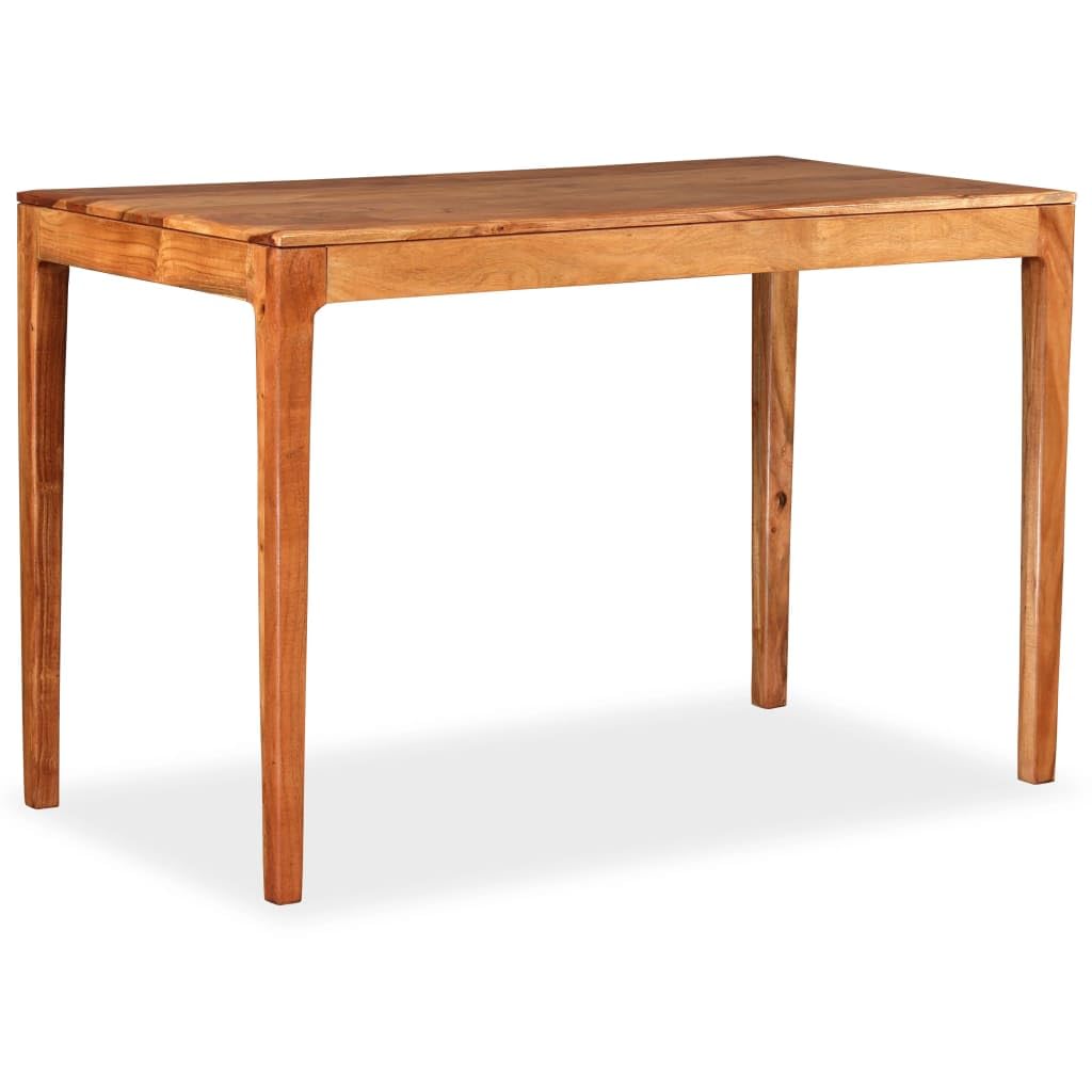 vidaXL Dining Table Solid Wood 46.5&quot;x23.6&quot;x29.9&quot;