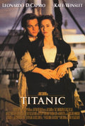 Titanic Poster Movie 27x40 Kate Winslet Leonardo DiCaprio Billy Zane