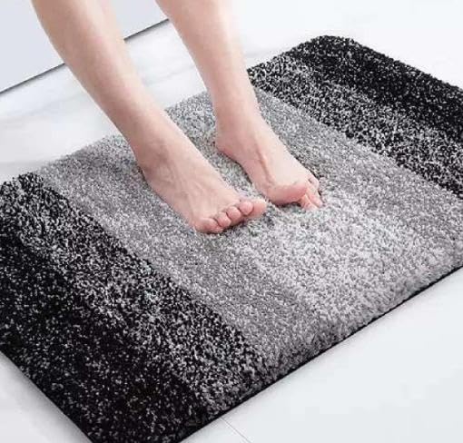 NAMCHI Comfort Microfiber Bath Mat Anti Skid Non Slip Bathroom Floor Mat Super Absorbent & Quick Dry | Soft Machine Washable Bat