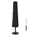 Umbarlla Cover Waterproof Heavy Duty 600D Oxford Patio Umbrella Cover For 7Ft To 10Ft Umbrella Covers For Umbrellas Outdoor Gard