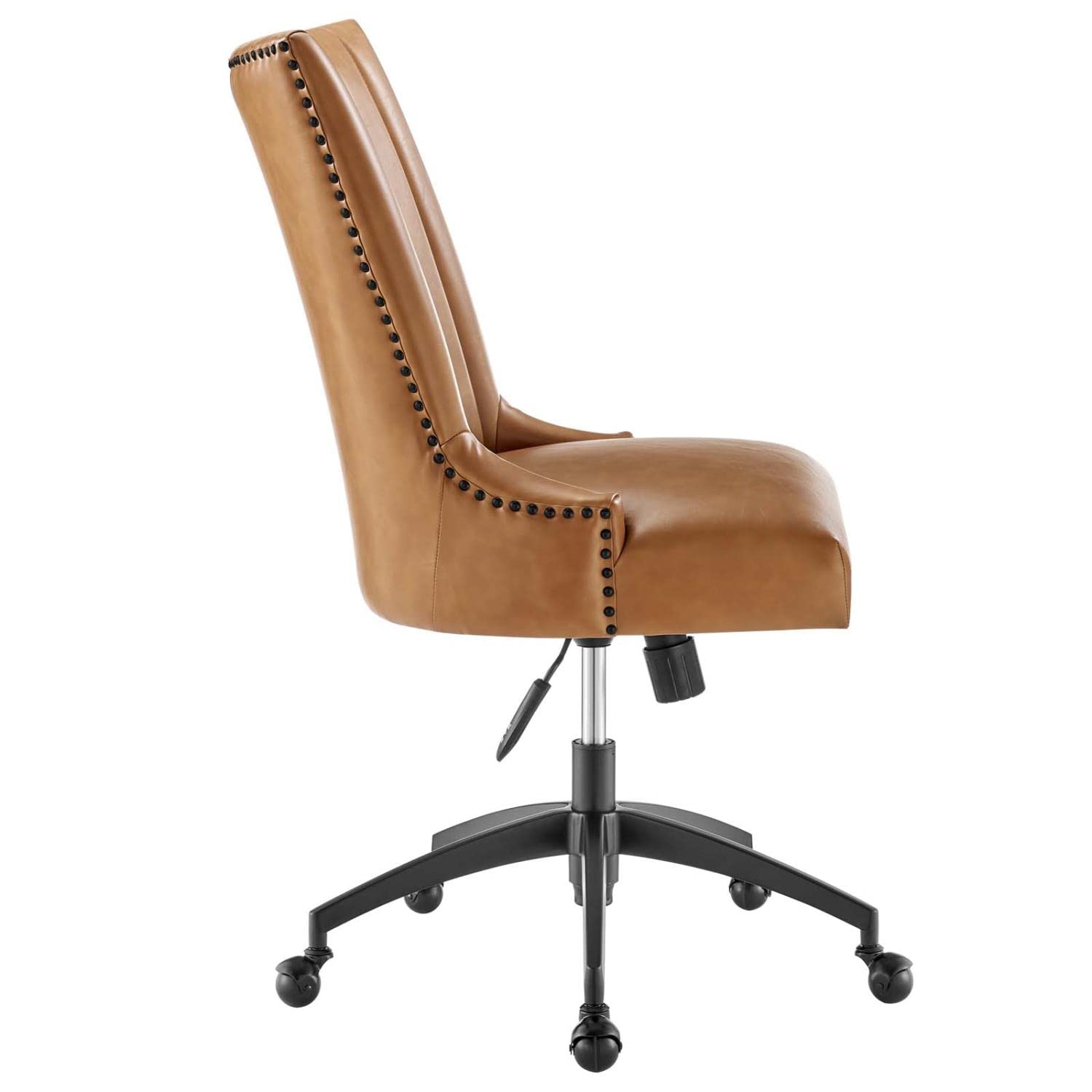 Empower Channel Tufted Vegan Leather Office Chair - Thumbnail 3