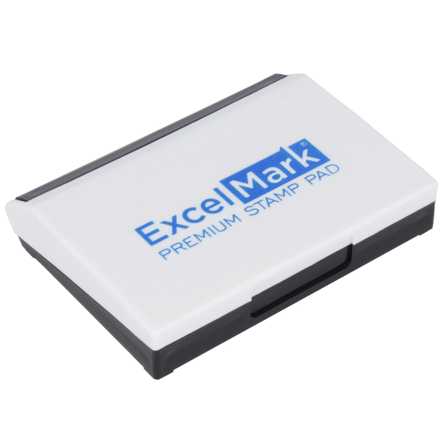 Excelmark Ink Pads For Rubber Stamps Medium Size 2-5/8    By 4-1/4    (Blue)