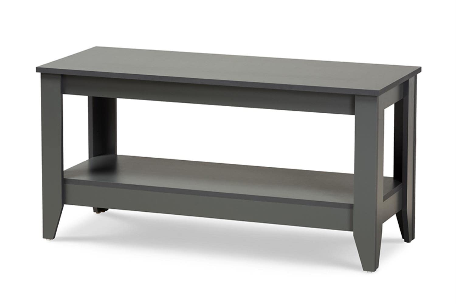 Baxton Studio Elada Modern and Contemporary Grey Finished Wood Coffee Table