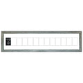 Creative Letter Art 4    x 6    Multiple Opening Picture Frame Collage with 13 holes, Hamptons Driftwood Grey Frame with 10 x 54
