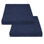 Covers & All Square Cushion Slipcover For Patio, Water, Tear & Uv Resistant Pu Coated Polyester Couch Sofa Seats With Double Zip