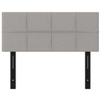 vidaXL Headboard Light Gray 39.4"x2"x30.7"/34.6" Fabric