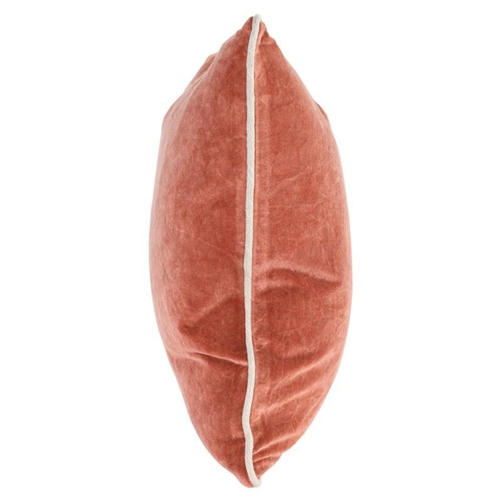 Kosas Home Harriet Accent Pillow, 18x18, Terra Cotta