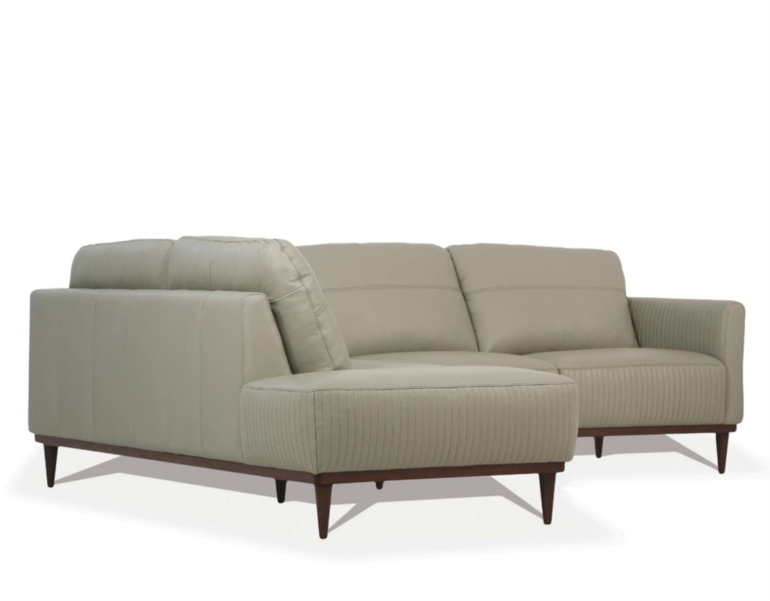 Acme Tampa Left Facing Leather Sectional