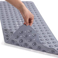 VATTU AntiSlip/Non Slippery Rubber Bath Mat with Suction Cup for Bathtub Mat and Shower Bathroom Floor Mat (38x70 cm, Multicolo