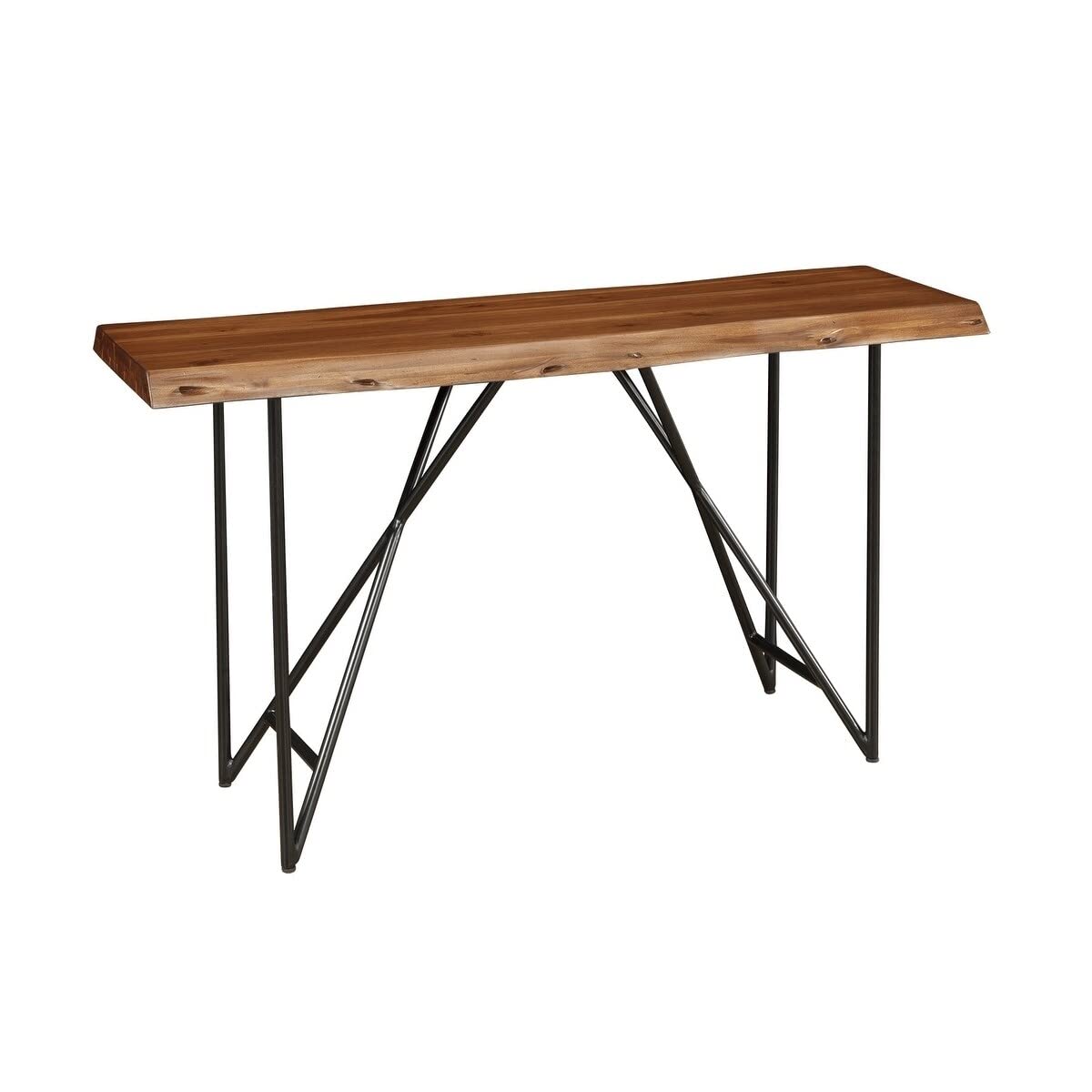 Alpine Furniture Console Table Light Walnut