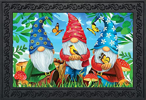 Briarwood Lane Gnome Sweet Gnome Spring Doormat Indoor Outdoor 30' X 18'