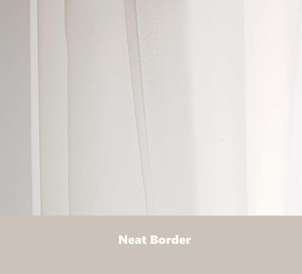 Pi 4 Panels Sheer Curtains,Small Window Treatment Light Voile With Rod Pocket For Café/Kitchen/Bedroom/Living Room(W42Xl45,Beige)