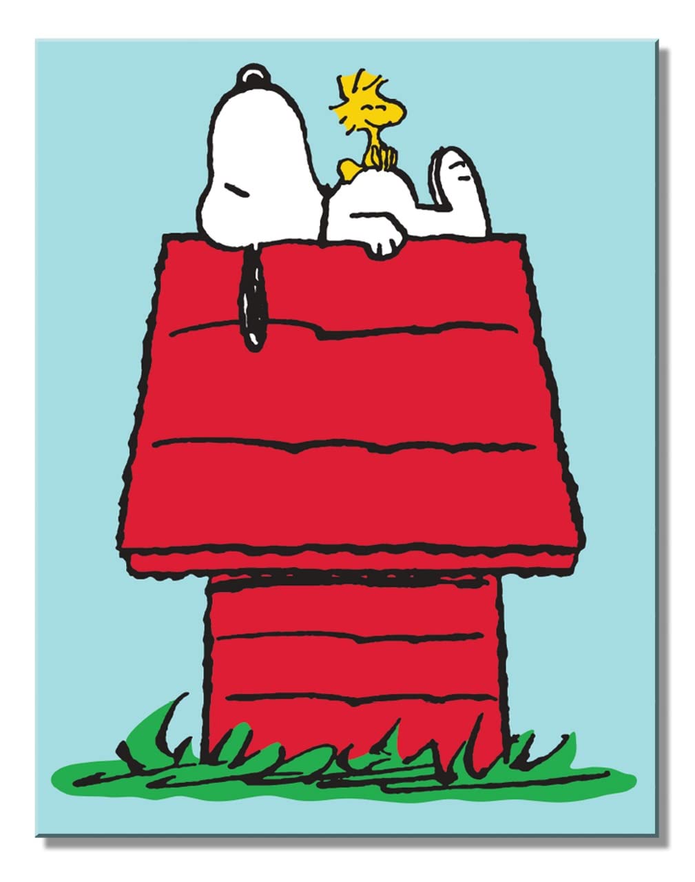 Desperate Enterprises Snoopy & Woodstock Tin Sign - Nostalgic Vintage Metal Wall Decor - Made in USA