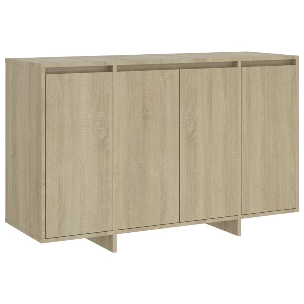 vidaXL Sideboard Sonoma Oak 47.2&quot;x16.1&quot;x29.5&quot; Chipboard
