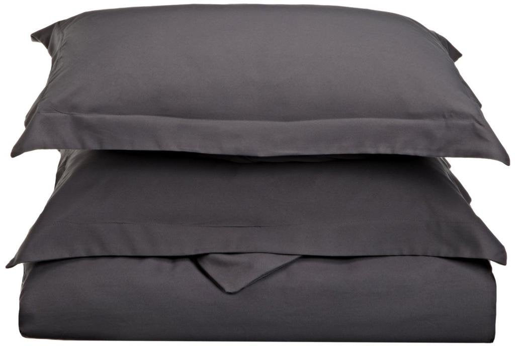 Clara Clark 1500 Series Duvet Cover, Full/Queen, Charcoal Gray