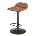 npd furniture and more Koa Faux Leather Gaslift Swivel Bar Stool, (Set of 2)