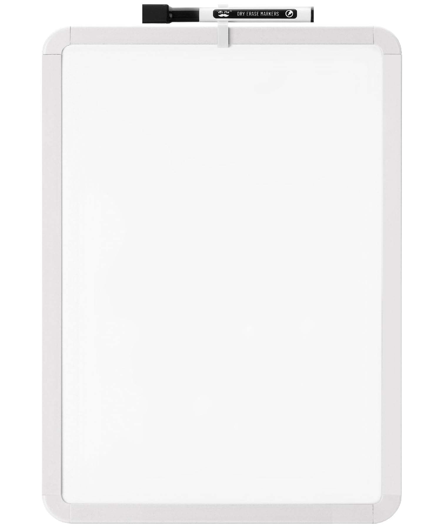 Mr. Pen- Dry Erase Board, 12' X 16', Black Dry Erase Marker, White Frame, Mini White Board For Kids & Students