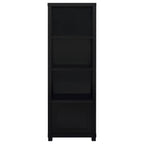 Coaster Home Furnishings Jupiter 3-Shelf Media Tower Bookcase with Storage Cabinet Black