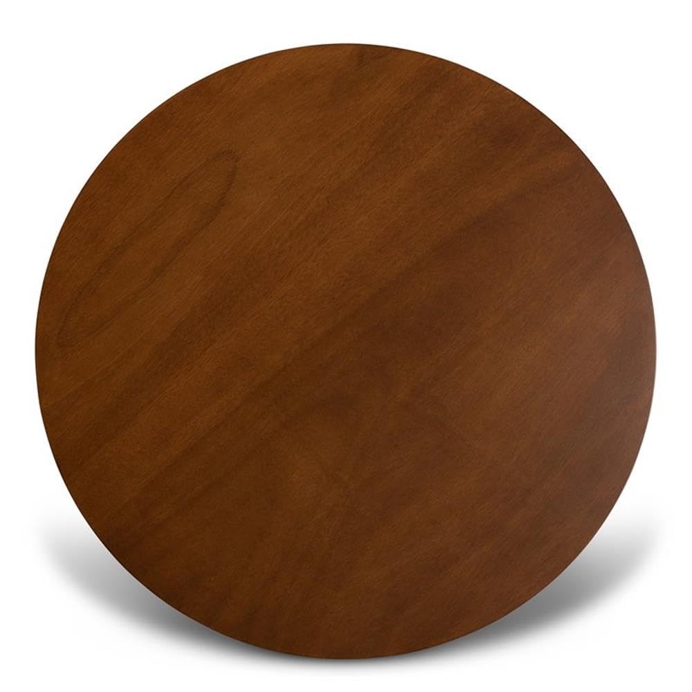 Baxton Studio Karla Modern and Contemporary Transitional Walnut Brown Finished Wood 5-Piece Dining Set