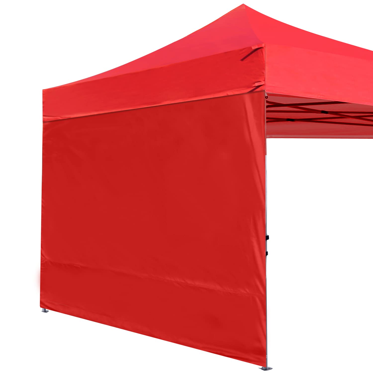 Abccanopy Instant Canopy Sunwall 10X10 Ft, 1 Pack Sidewall Only, Red