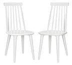 Safavieh American Homes Collection Burris Country Farmhouse White Spindle Side Chair (Set Of 2)
