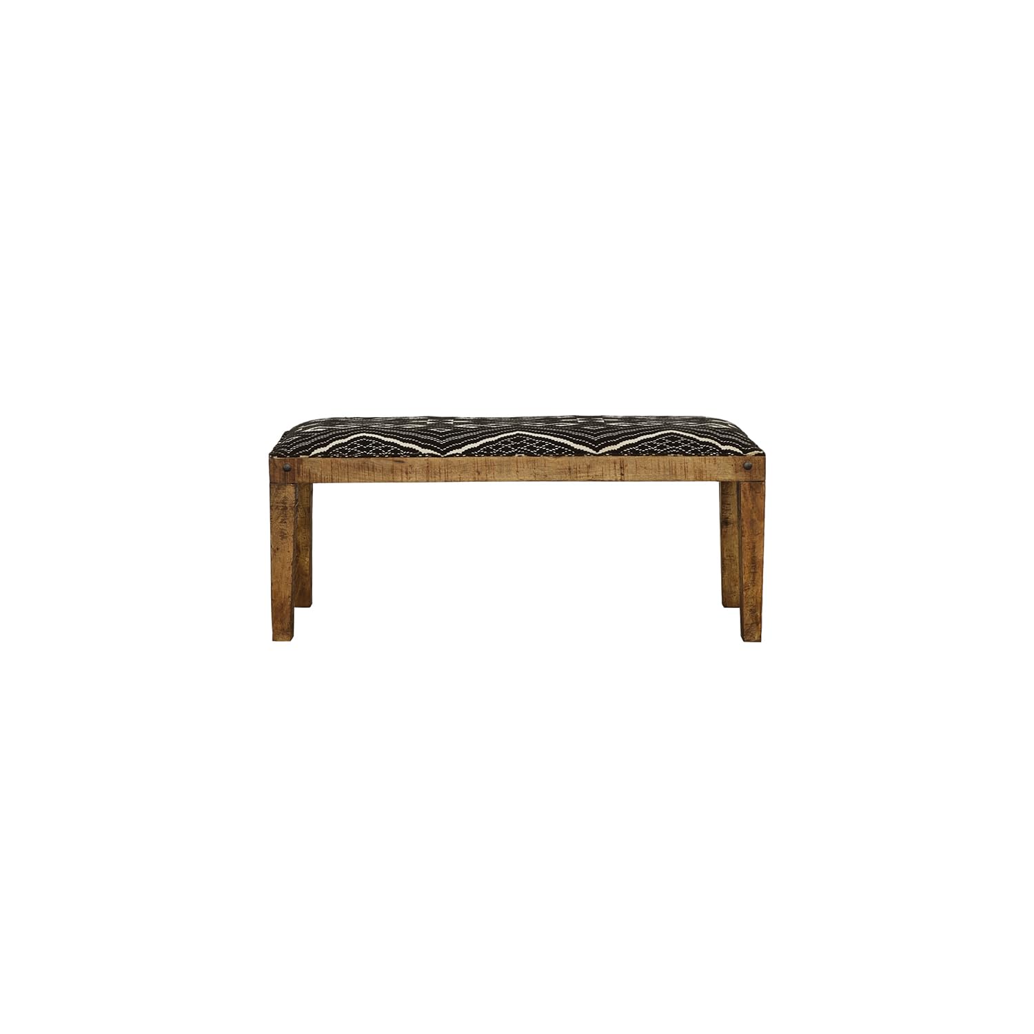 Coaster Furniture Serene Rectangular Upholstered Bench 46' D X 16' W X 18' H Black Natural 910177