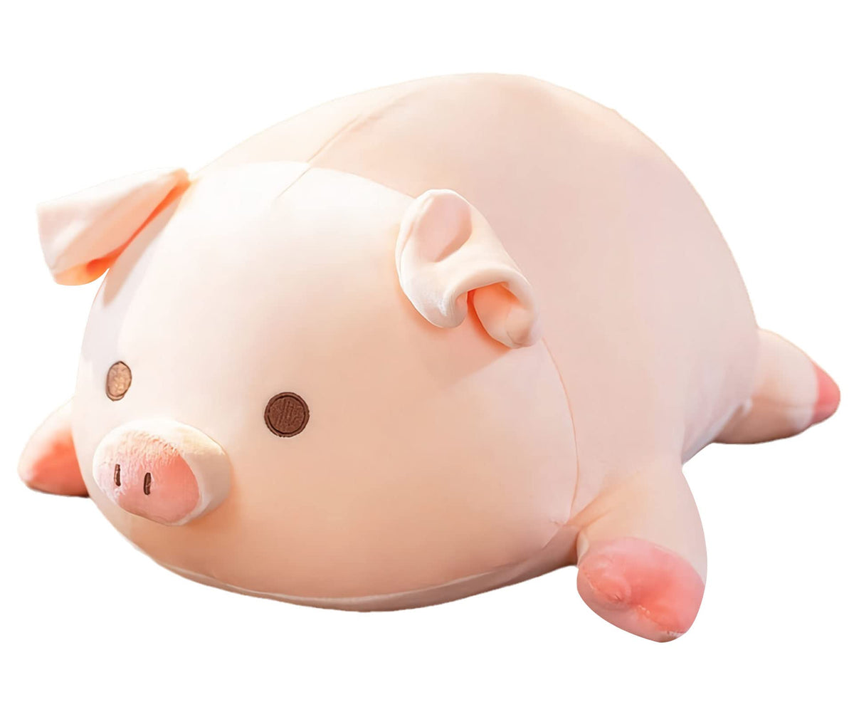 CHDGIOHA Cute Kawaii Pig Plush Pillows Stuffed Animal Hugging Pillow, Soft Pig Stuffed Cuddle Plush Toys, Birthday Gifts for Gir