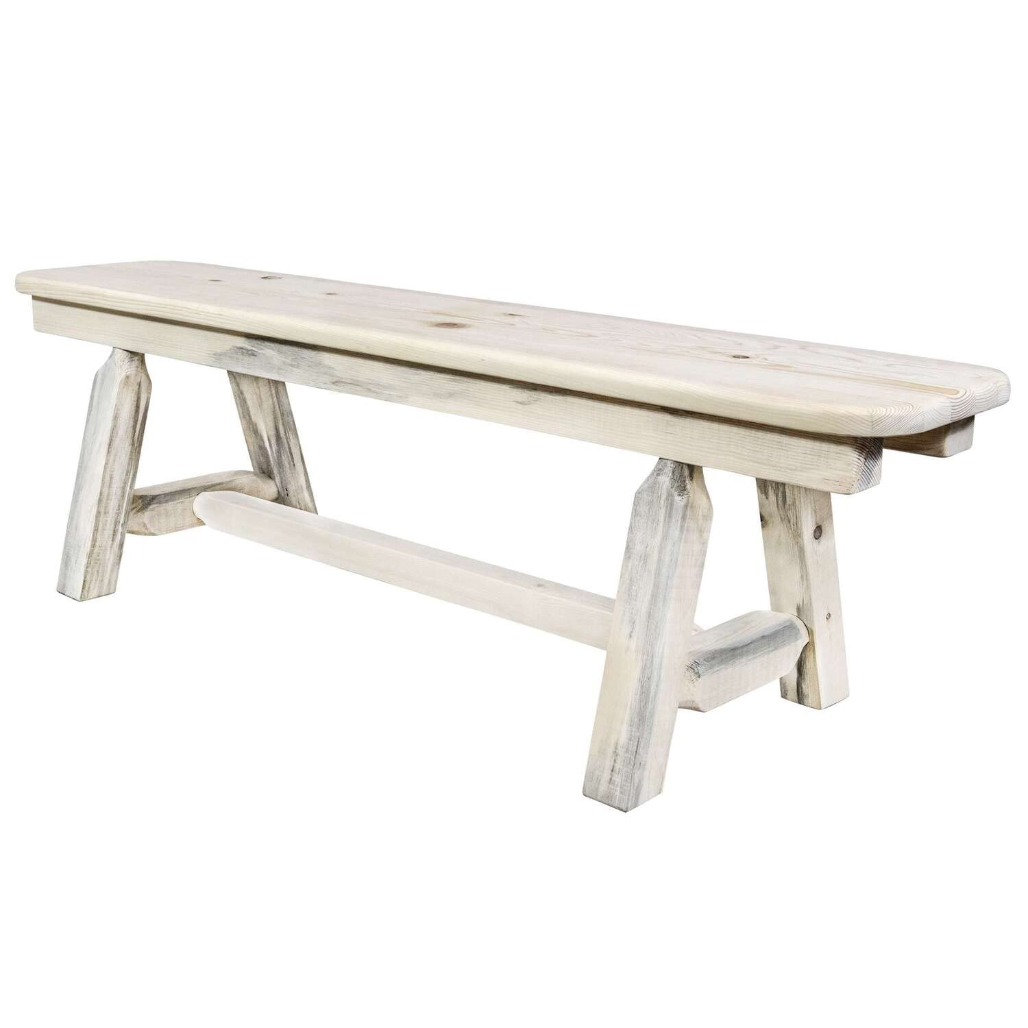 Montana Woodworks Homestead Collection Plank Style Bench - Thumbnail 2