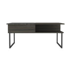 Depot E-Shop Atlanta Lift Top Coffee Table with Storage Compartment, Espresso/Onyx