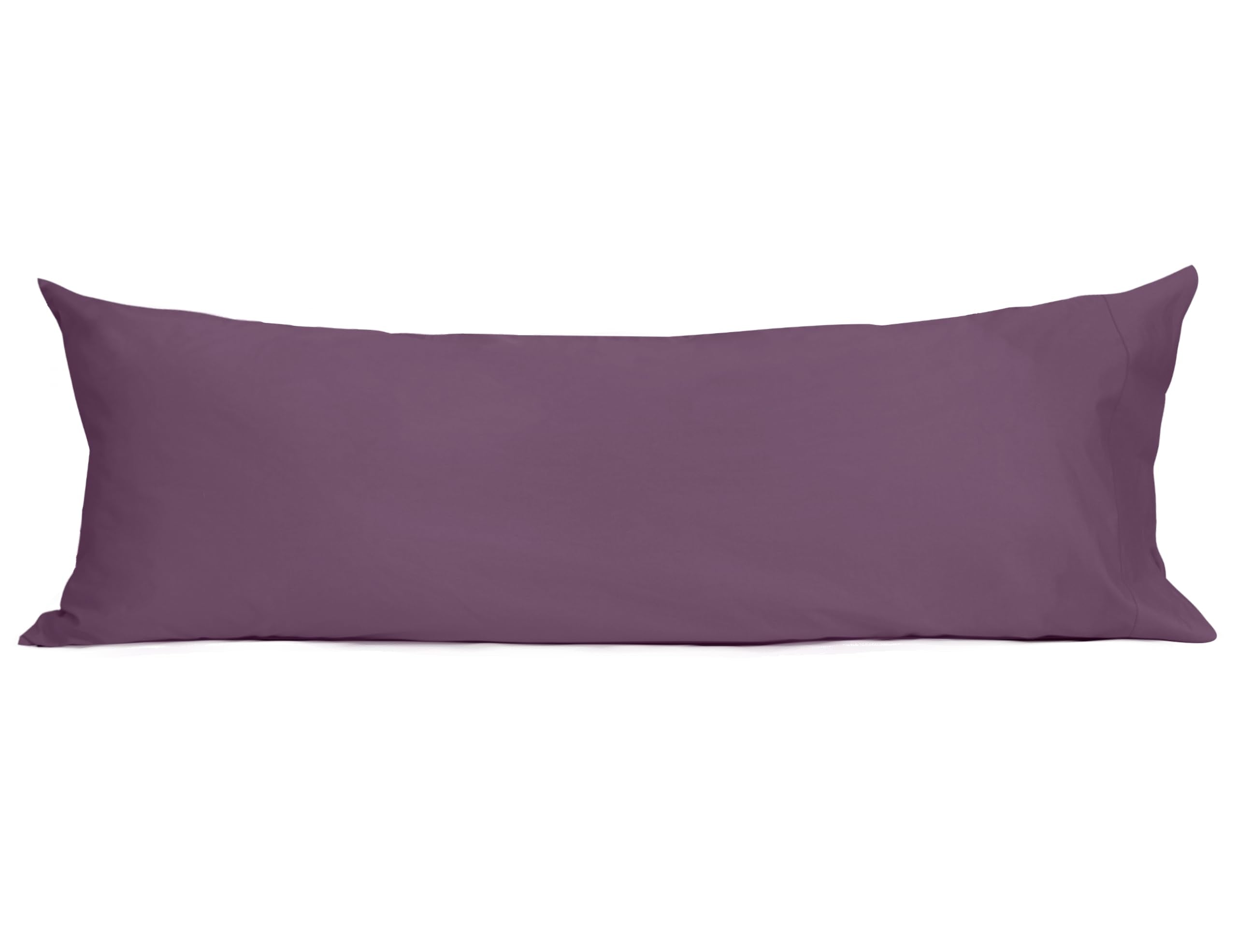 Sunflower Body Pillowcase 100% Cotton Long Pillow Cover/Case Envelope Closure 1 Pack, 21  54 Inches Dark Purple, Soft And Breath