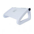 HEAVENGLOW Massaging Massage Footrest NonSlip Adjustable Footrest Plastic Massage Foot Rest, White