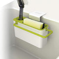 HMAA 3 in 1 Sink Organizer  MultiFunctional Wall Mount Holder for Soap, Sponge, Brush & Cleaning Cloth | Compact Storage Rack
