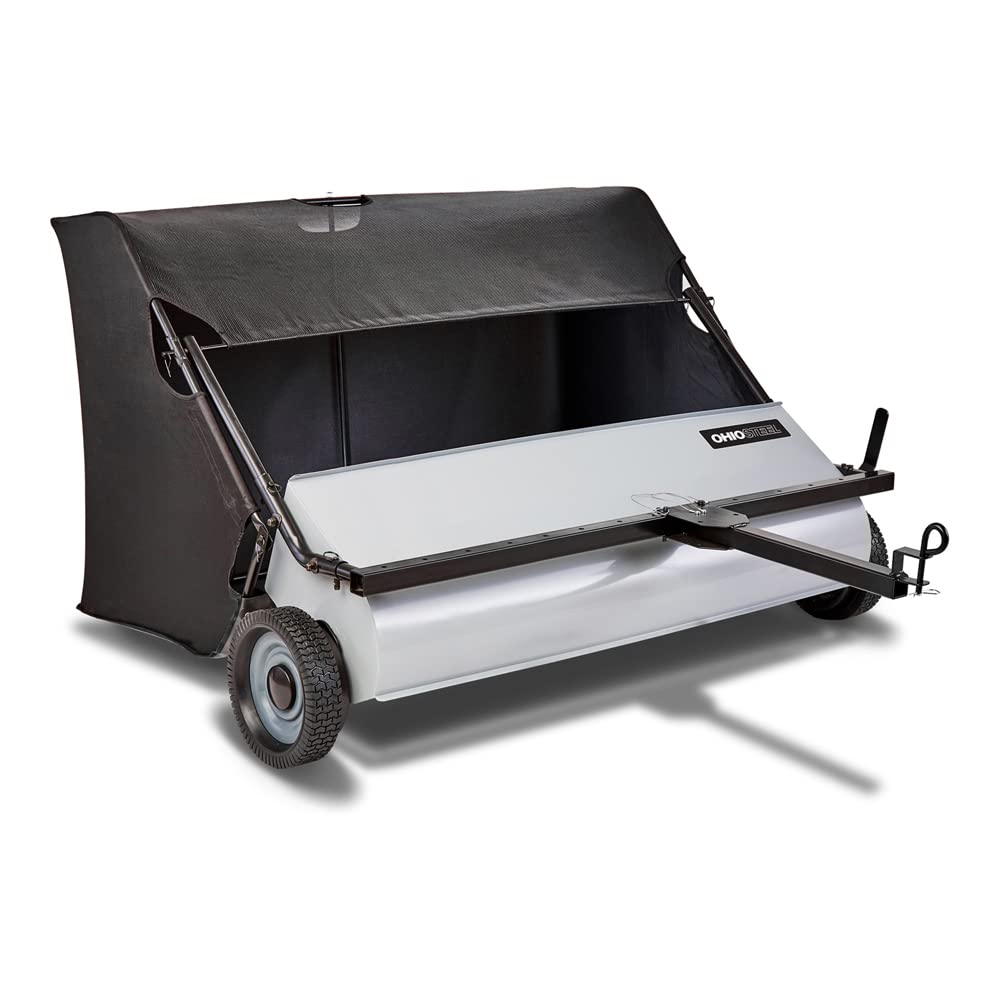 Ohio Steel 4222V2 Lawn Sweeper, 22 Cu.Ft, Gray