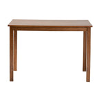 Baxton Studio Eveline Wooden Dining Table, 27.56-inch D x 43.31-inch W, Walnut Brown (231-8959-HIT)