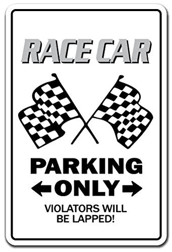 Race Car Aluminum Sign Racing Drag Strip Midget Auto Nascar Driver Track | Indoor/Outdoor | 14' Tall