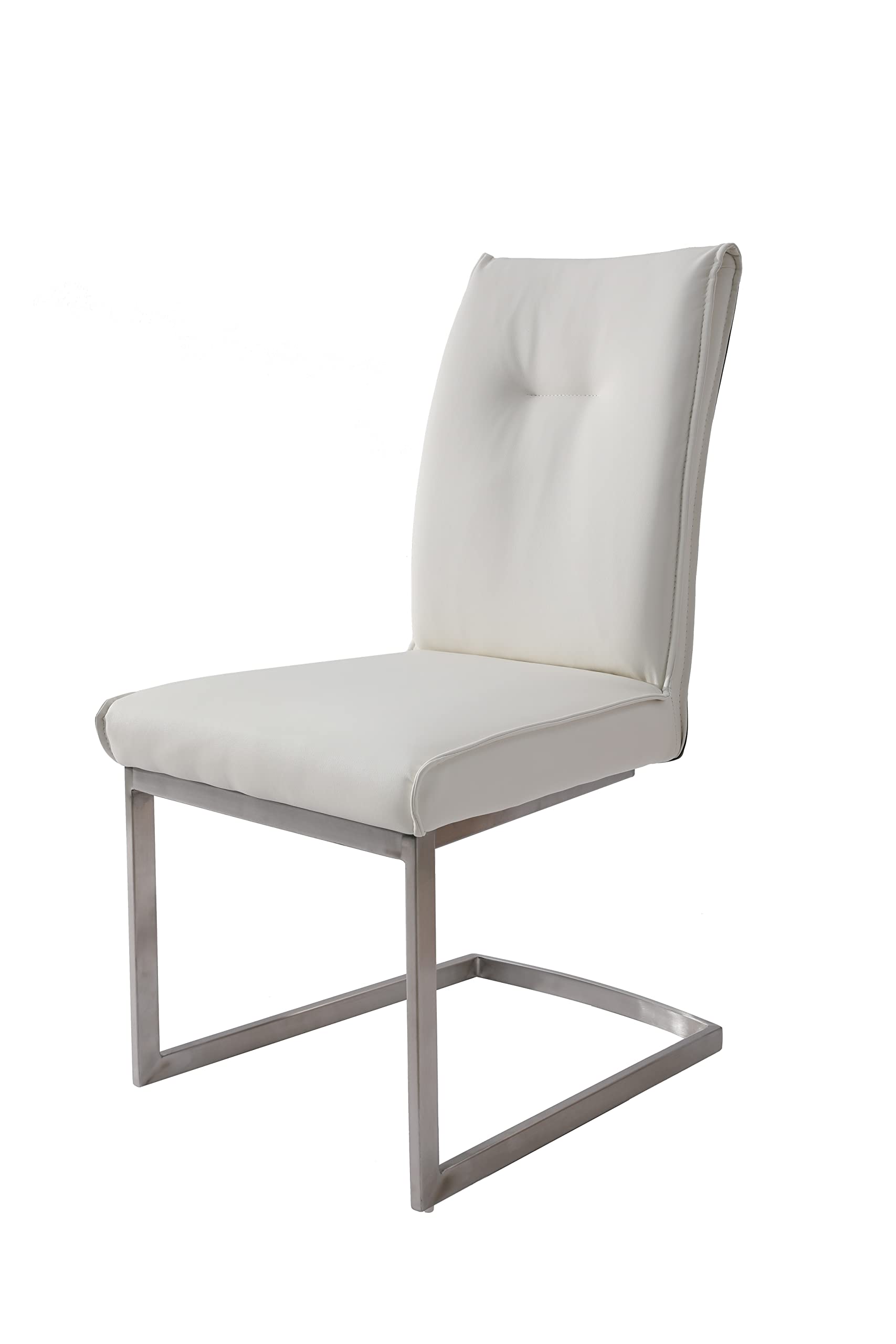 Neos Modern Furniture Dining Chairs, White- Gray