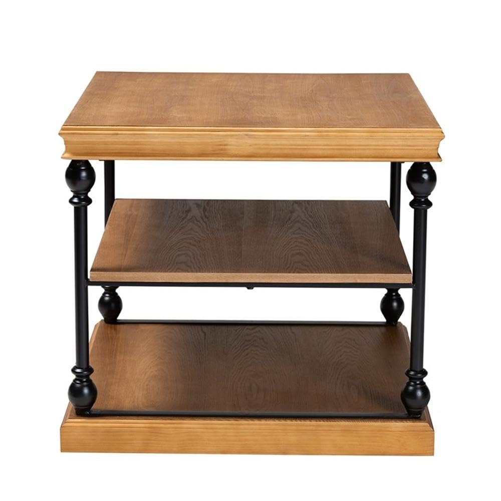 Baxton Studio Sebastian 3-Tier End Table - Thumbnail 2