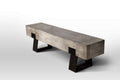 HomeRoots Concrete, Metal 18 Concrete and Metal Bench