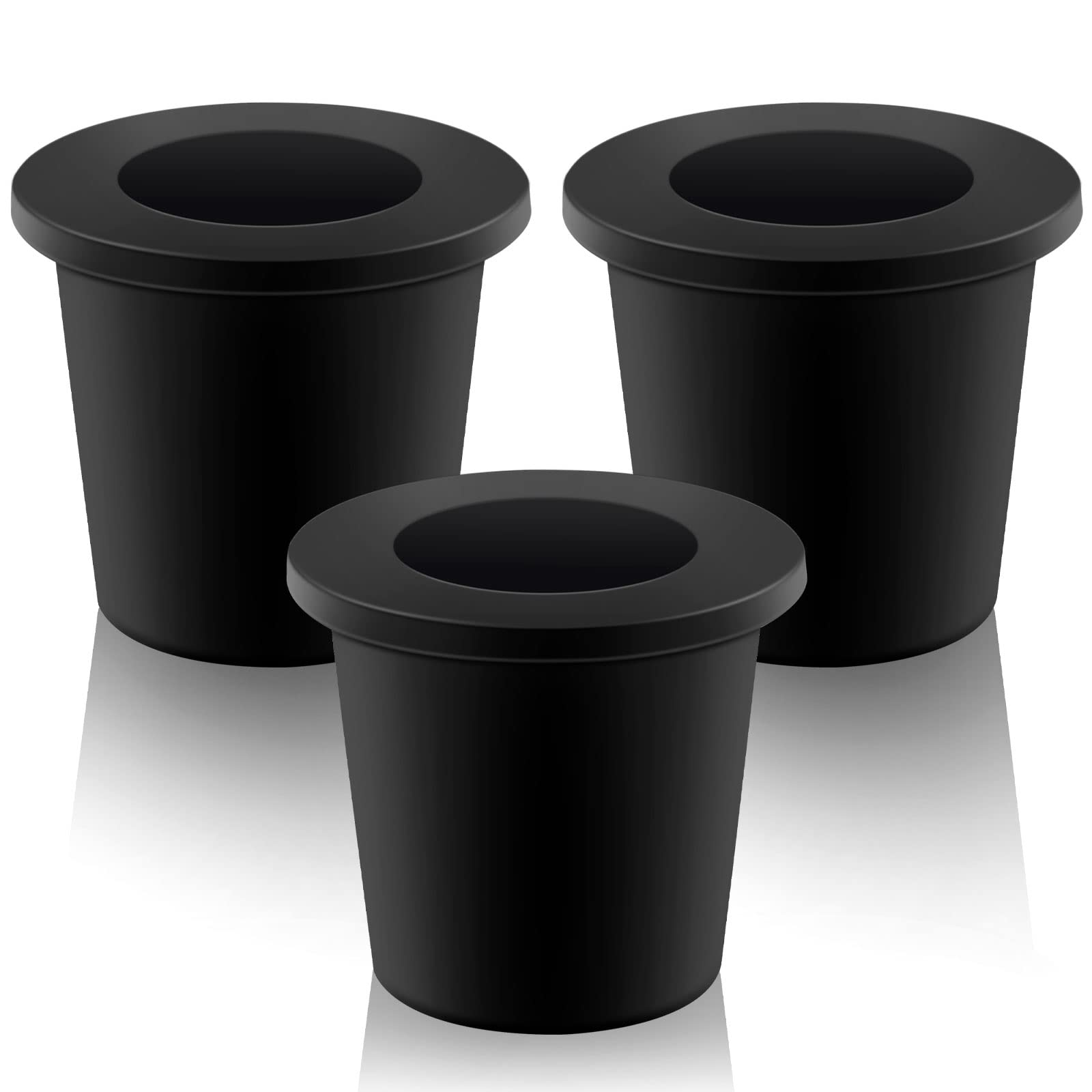 Prudiut 3 Pieces Patio Table Umbrella Hole Ring Insert Umbrella Table Ring Umbrella Cone Wedge For 2.5 Inch Patio Table Hole And