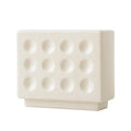 Wenshuo Brick Pencil Holder, Modern And Minimalist Desk Accessories, Matte Crme