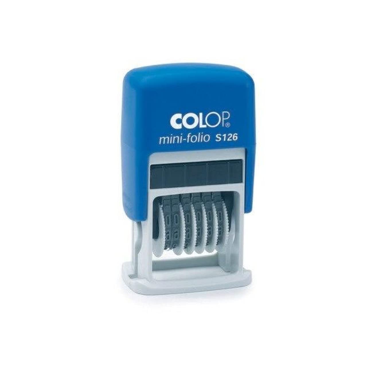 Colop Self-Inking Mini Dater S126 Numberer Stamp, Non-Toxic And Water Based Ink