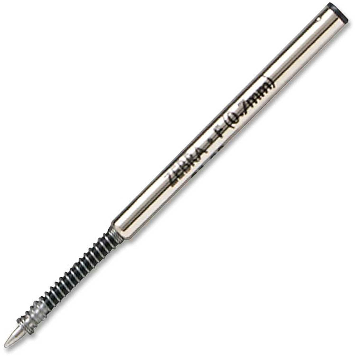 Zebra Pen F-Series Ballpoint Stainless Steel Pen Refill, Medium Point, 1.0Mm Various Color