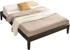 Woodpeckers Furniture And Mattress Stella Solid Pine Wood Platform Bed Frame (Tobacco, Queen (U.S. Standard))