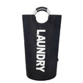 Large Foldable Laundry Basket Bag with Padded Handles, 90L