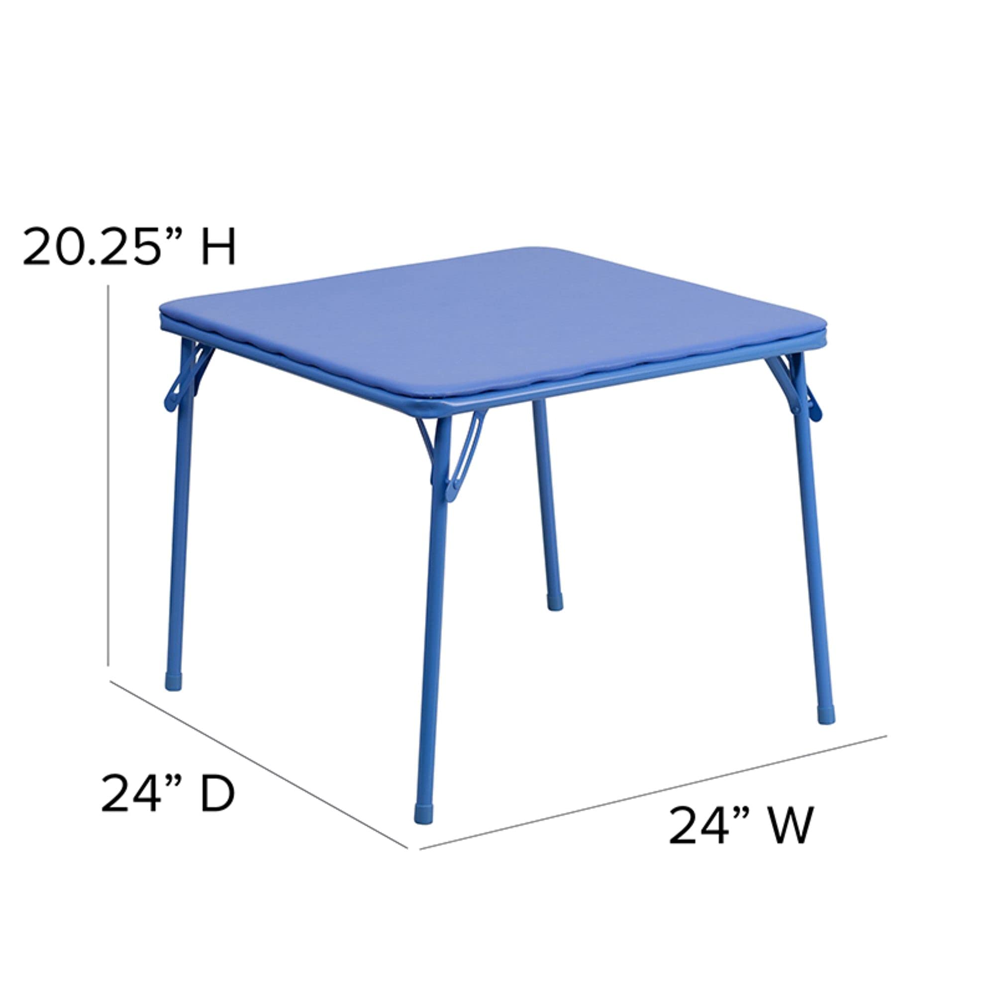 Flash Furniture Mindy Kids Blue Folding Table