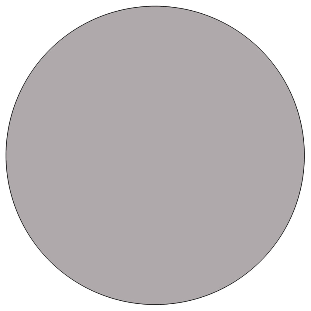 Flash Furniture 48 Rnd Grey Activity Table, Gray