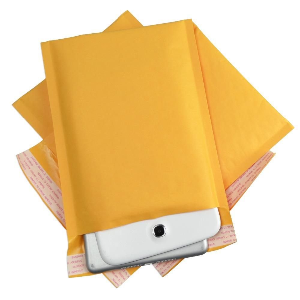 6.5X9-Bm-Kft-S50 Kraft Bubble Padded Mailer Envelopes #0, Set Of 50