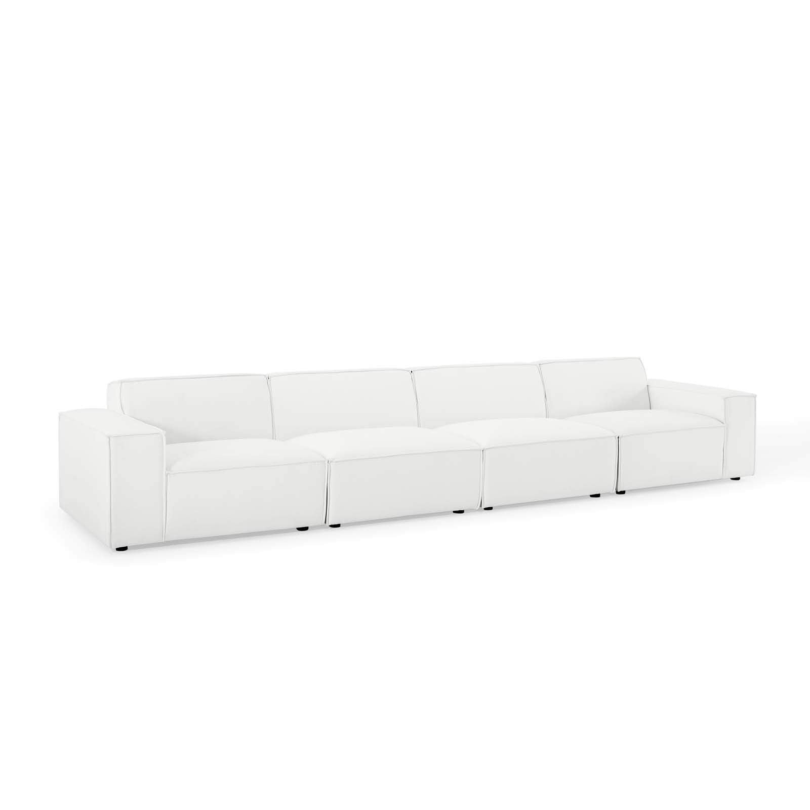 Modway Eei-4114-Whi Restore 4-Piece Upholstered Sectional Sofa In White